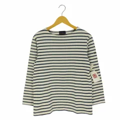 ルミノア Leminor フランス製 ボーダー ボートネックカットソー バスクシャツ メンズ import：M のサムネイル