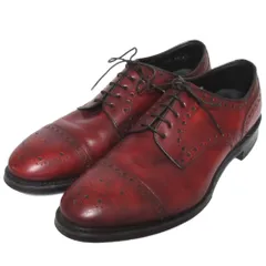 美品 REGAL リーガル レザー ストレートチップ メダリオン ドレスシューズ ビジネスシューズ ダービーシューズ 6858 27cm ブラウン メンズ 古着 中古 USED