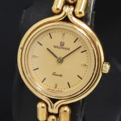 良品 Waltham QZ 42340.26 アナログ ゴールド メンズ 腕時計 - メルカリ