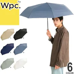 wpc w.p.c 傘 日傘 折りたたみ傘 メンズ レディース 2025年春夏新作 撥水 防水 通勤 通学 大きい 軽量 コンパクト 丈夫 ブランド おしゃれ uvカット 61cm 無地 黒 白 紺 ブラック グレー ホワイト ネイビー UX012