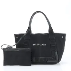 極美品】バレンシアガ ネイビーカバス S トートバッグ オール 極美品】バレンシアガ ネイビーカバス S トートバッグ オール