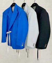 SYU.HOMME FEMM(シュウ オム フェム) A GENDER JKT Type Po -Black / Gray- H21SS-10 【ディスプレイ品につき特別割引】