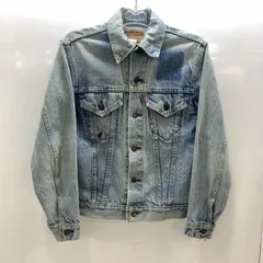 【中古】70s LEVI'S 70505 デニムジャケット サイズ04 裏刻印52 アイスブルー リーバイス[92]