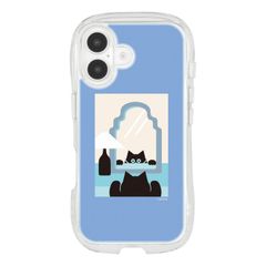 【人気商品】umao iPhone16 対応 クリスタルクリアケース グルマンディーズ ブルー ARU-09BL