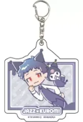 【中古】キーホルダー アンドロ・Ｍ・ジャズ×クロミ 「アクリルキーホルダー 魔入りました!入間くん×サンリオキャラクターズ 02.描き起こしイラスト」