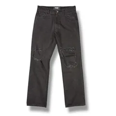 RAF SIMONS 20AW RELAXED DENIM PANTS WITH UNEVEN KNEE PATCHES  リラックス デニムパンツ アンイーブン ニーパッチ ジーンズ ラフシモンズ 202-322 30 939M4のサムネイル