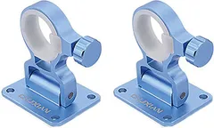 Lanx. （ランクスドット） 互換品2個セット ネジ8本 付き クーラーボックス ポールホルダー ロッドホルダー 傘立て 竿立て(アクアブルー)