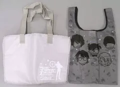 【中古】雑貨 集合(グレー) オリジナルエコバッグ大小2個セット 「明星 一平ちゃん夜店の焼そば×劇場版 名探偵コナン 緋色の弾丸」 プレゼントキャンペーン当選品