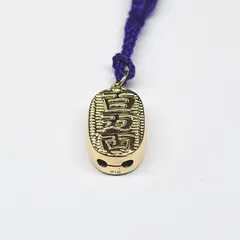 K18根付け（桐ケース付き）菊鈴11mm×11mm約0.9g