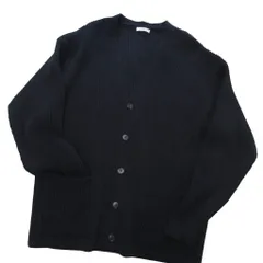 オーラリー AURALEE 極美品 22AW SUPER FINE WOOL RIB KNIT BIG CARDIGAN リブニット ビッグ カーディガン A22AC01RK ウール オーバーサイズ 黒 ブラック 4のサムネイル