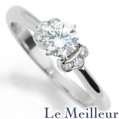 ダイヤモンド 0.403ct プラチナ Pt900 NJ エヌジェー リング Dカラー VVS-2 VERY GOOD指輪 12号 中古 プレラブド 返品OK