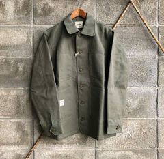 ●SEVENTY FOUR セブンティーフォー VINTAGE STYLE COVER ALL JACKET ヴィンテージスタイル カバーオール ジャケット オリーブ Ｌ 新品