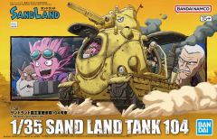 [중고] 프라모델 1/35 샌드랜드 국왕군 전차대 104호차 [SAND LAND] [2704770]