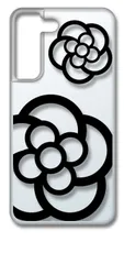 【新品未使用】Galaxy S22 5G SC-51C SCG13 ギャラクシー クリア ハードケース ( カメリア(ブラック) ) カメリア 花柄 ブラック cl-sc51c-03