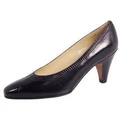 未使用 タニノクリスチー TANINO CRISCI パンプス レザー ヒール