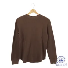 ☆美品☆ GU ジーユー トップス セーター シンプル お洒落 長袖 レディース ブラウン S 901-12424 送料無料 古着