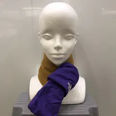 THE NORTH FACE/ザノースフェイス キャンベルフリースマフラー パープル/ベージュ