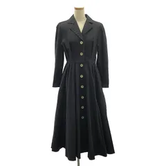 foufou / フーフー | THE DRESS #17 open collar gold button