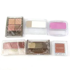 セザンヌ アイシャドウ アイブロウ チーク等 6点セット コスメ まとめて 大量 レディース CEZANNE 【中古】