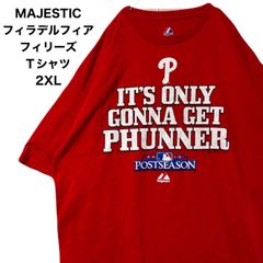 MAJESTIC　フィラデルフィアフィリーズ　Tシャツ  Philadelphia Phillies 2010 ポストシーズン MLB 2XL
