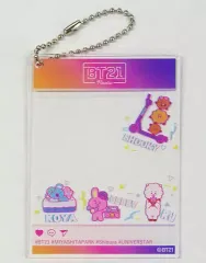 【中古】キーホルダー SHOOKY(シュガ)＆KOYA(アールエム)＆COOKY(ジョングク)＆RJ(ジン) トレーディングSNS風カードキーホルダー 「BT21 sequence MIYASHITA PARK」