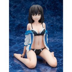 鷺沢文香 ［紺碧の境界］水着 フィギュア WAVE 1/8 - メルカリ