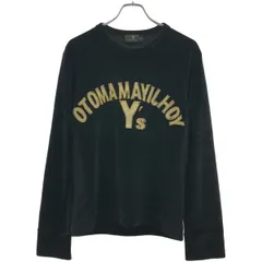 Y's for men ワイズ フォーメン 2005AW ベルベットロゴ ロングスリーブカットソー  ブラック 3のサムネイル