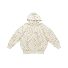 ☆ ピンク ☆ JEMORGAN レディース ワッフル花柄フルジップパーカ ワッフル 生地 花柄 パーカー JEMORGAN サーマル JD672-59S ジェーイーモーガン フルジップパーカー レディース かわいい おしゃれ ジップアップ 小花柄