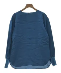【新品タグ付】M・fil エムフィル　ノースリーブブラウス　ネイビー 新品タグ付】M・fil エムフィル ノースリーブブラウス ネイビー