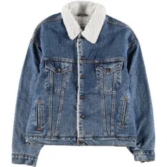 稀少 Levi's 米国製 70609 ブラック デニムボアジャケット XL 80年代 リーバイス アメリカ製 黒 ｜ヴィテージ古着屋Feeet 通販