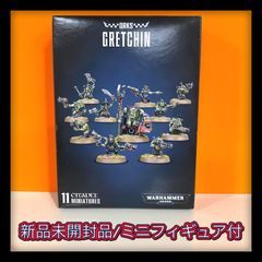 【新品未開封品】【未組立てフィギュア付】Orks Gretchin 11 Citadel Miniatures Warhammer 40k Games Workshop 50-16＋【オマケ付】未組立てミニフィギュア1個