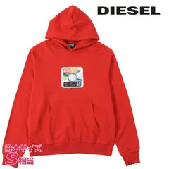 新品・未使用 ディーゼル DIESEL [Sサイズ相当] プルオーバースウェットパーカー メンズ フォトプリント デジタルプリント 長袖 S-GINN-HOOD-E6
