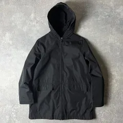 00s GAP ライナー付き ナイロン フード パーカー ジャケット M / 00年代 オールド ギャップ ブラック 黒 フルジップ