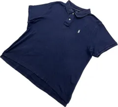 RALPH LAUREN SPORT ☆ ネイビー ポロシャツ 半袖 XL メンズ 春夏 スポーツ ゴルフ アメカジ 大人カジュアル 古着 ラルフローレン■CB282