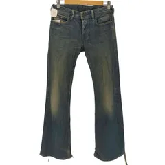 ディーゼル DIESEL イタリア製 ブーツカット ボタンフライ デニムパンツ レディース  28
