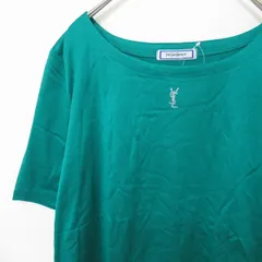 イヴ・サンローラン YVES SAINT LAURENT ヴィンテージ Tシャツ カットソー ロゴ ラインストーン [956988]のサムネイル