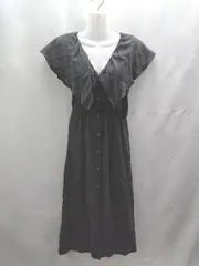 ◇ ⊂ ZARA ザラ ノースリーブ ロング ワンピース サイズXS ブラック レディース E  【1502030038460】