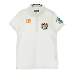 パーリーゲイツ　半袖プリントポロシャツ　サイズ5　ベージュ　美品　ゴルフウェア PEARLY GATES 【PREMIUM SALE 30%OFF】パーリーゲイツ F.C.