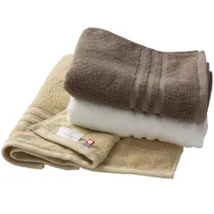 【新着商品】今治タオル 認定 フェイスタオル hiorie(ヒオリエ) HOTEL'S ホテルズ 3枚セット アソート3色01 綿100% 高吸水 耐久性 無地 日本製 今治 ブランド 1