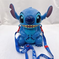 東京ディズニーリゾート限定 スティッチ ポップコーンバケット ディズニーグッズ ストラップ付 人気キャラクター コレクターズアイテム 中古 やや傷あり Stitch Popcorn Bucket Tokyo Disney Resort