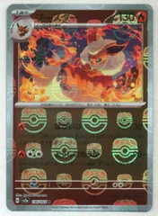 Pokemon SV【ポケモンカード151】 (ミラー)136/165 ブースター(R)【マスターボール柄】 SV2a