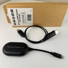 HDMIを無線化：ワイヤレスHDMI USB-C to HDMI 縦横自在画面ミラーリング