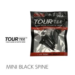 【新品未使用】TOURTEE ツアーティー MINI BLACK SPINE /ミニ ブラックスパイン tourtee mini GOLF ゴルフ ティー ラウンド用品 ゴルフ用品