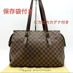 LOUIS VUITTONルイヴィトン ダミエ エベヌ チェルシートートカデナ付 LOUIS VUITTONルイヴィトン ダミエ エベヌ チェルシートート