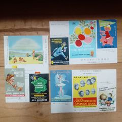 外国貯蓄ポスター絵葉書セット　3枚