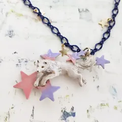 送料無料　パルナートポック　おおかみ星群　ネックレス　星座