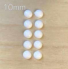 10mm デカールアイ　作製用　土台　5ペア