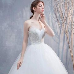 【2025年最新】プリンセス✨メインウェディングドレス　結婚式前撮り　3点セット 新品未使用 【2025年最新】プリンセス メインウェディングドレス