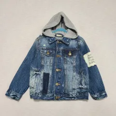 ZARA(ザラ) フード デニムジャケット トゥイーン 4 ー 5 税金 ― 0930