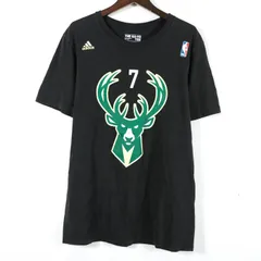 アディダス 半袖Ｔシャツ トップス ミルウォーキーバックス ロゴT アメリカ古着 ヴィンテージ メンズ Mサイズ ブラック系 adidas 【中古】